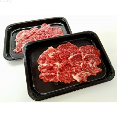 B60-2 南美牛金錢腱手切火鍋片(即潮汕牛的五花趾，約150g/碟)網購原價HK$50.00/碟，會員價HK$45.00/碟